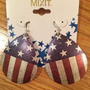 American Flag Earrings